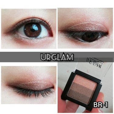 UR GLAM　GRADATION EYESHADOW/U R GLAM/アイシャドウパレットを使ったクチコミ（1枚目）