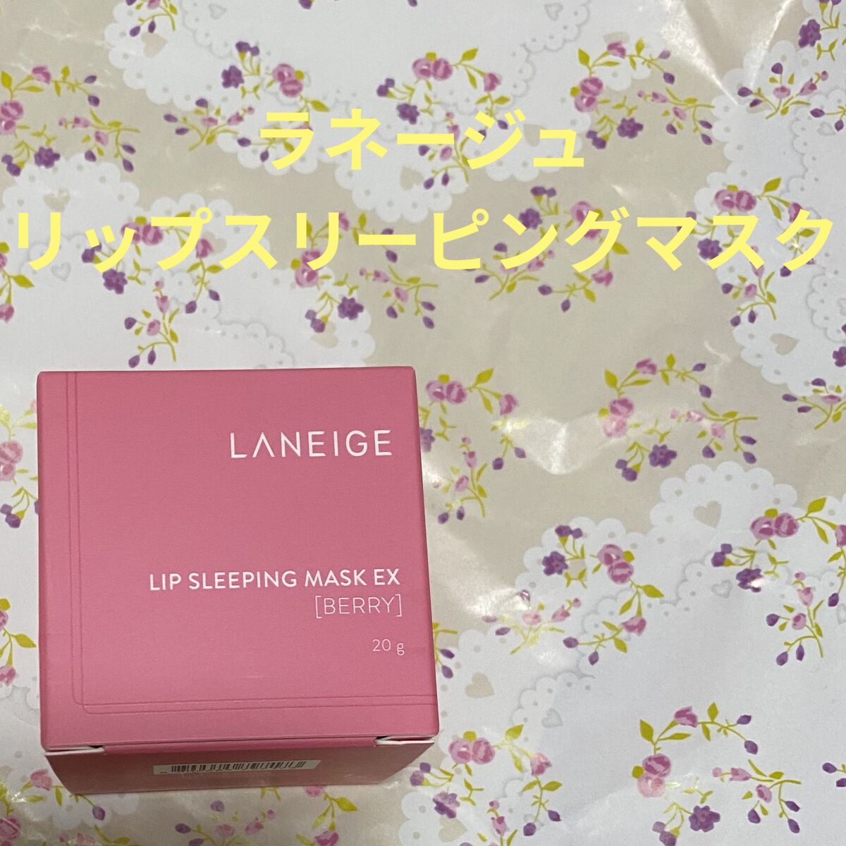 リップスリーピングマスク/LANEIGE/リップバームを使ったクチコミ（1枚目）
