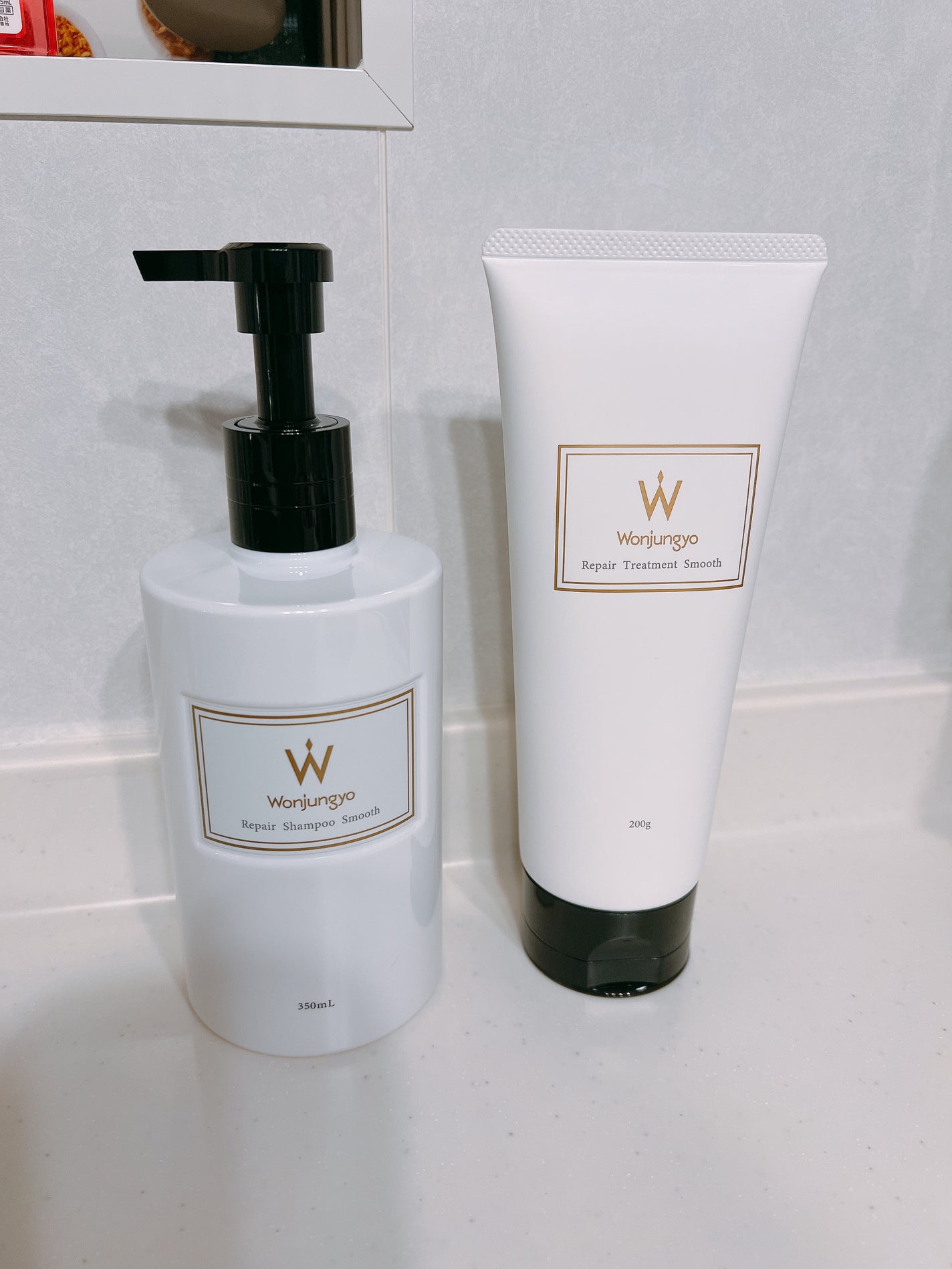 ウォンジョンヨ リペアシャンプー スムース/リペアトリートメント スムース/Wonjungyo/市販シャンプーを使ったクチコミ(1枚目)