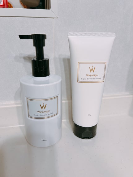 ウォンジョンヨ リペアシャンプー スムース/リペアトリートメント スムース/Wonjungyo/市販シャンプーを使ったクチコミ(1枚目)