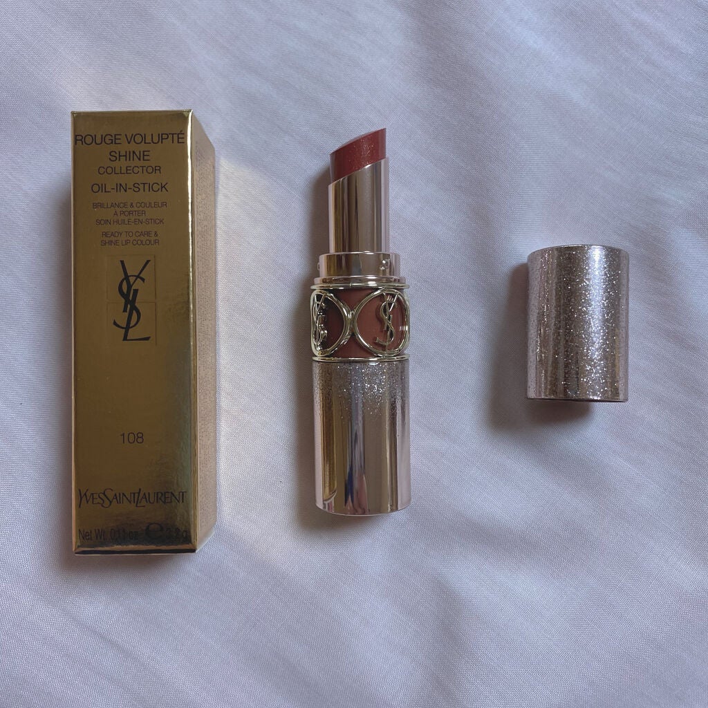 ルージュ ヴォリュプテ シャイン/YVES SAINT LAURENT BEAUTE/口紅を使ったクチコミ(1枚目)