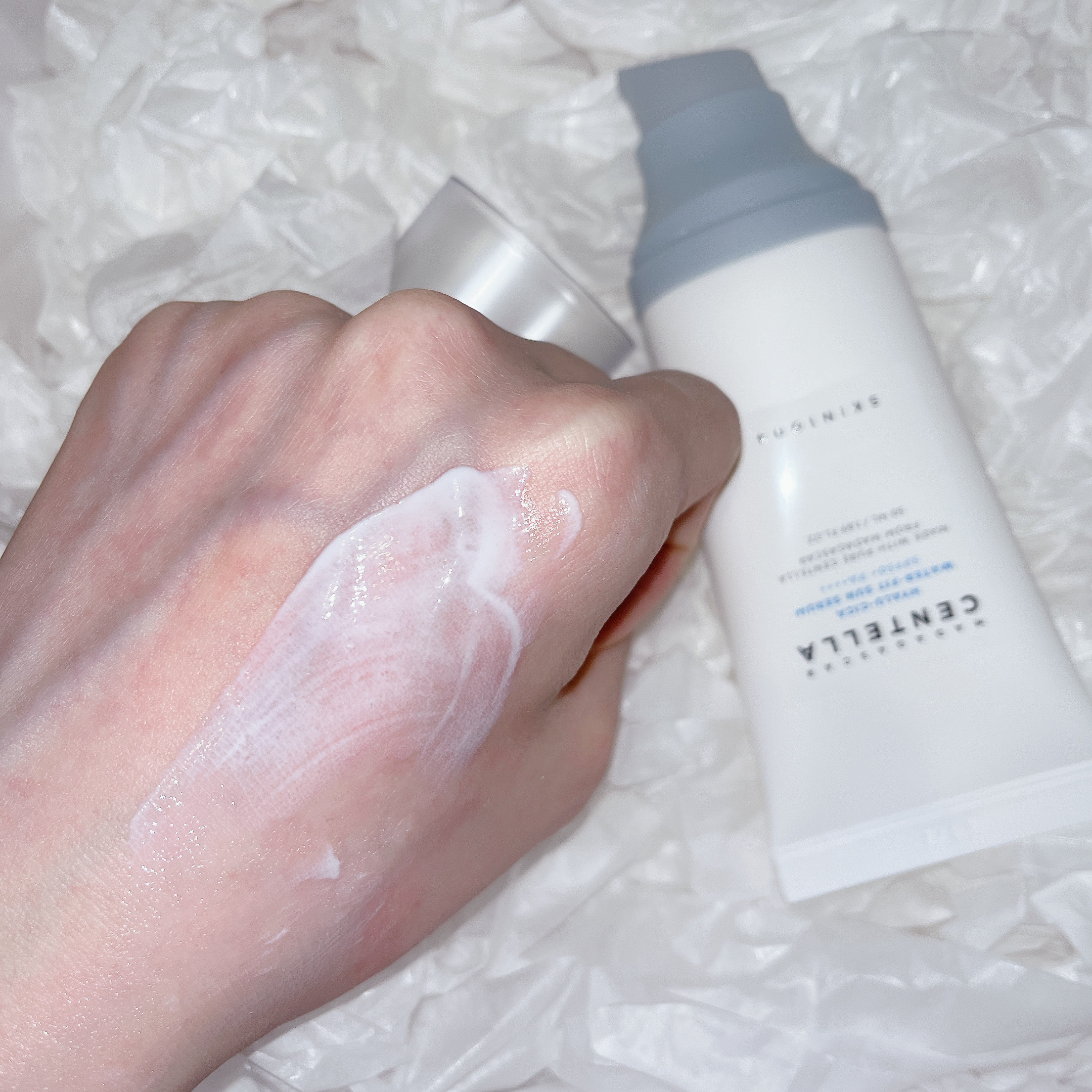 ピーチフィットトーンアップ日焼け止め/Real Barrier/日焼け止めクリームを使ったクチコミ（2枚目）