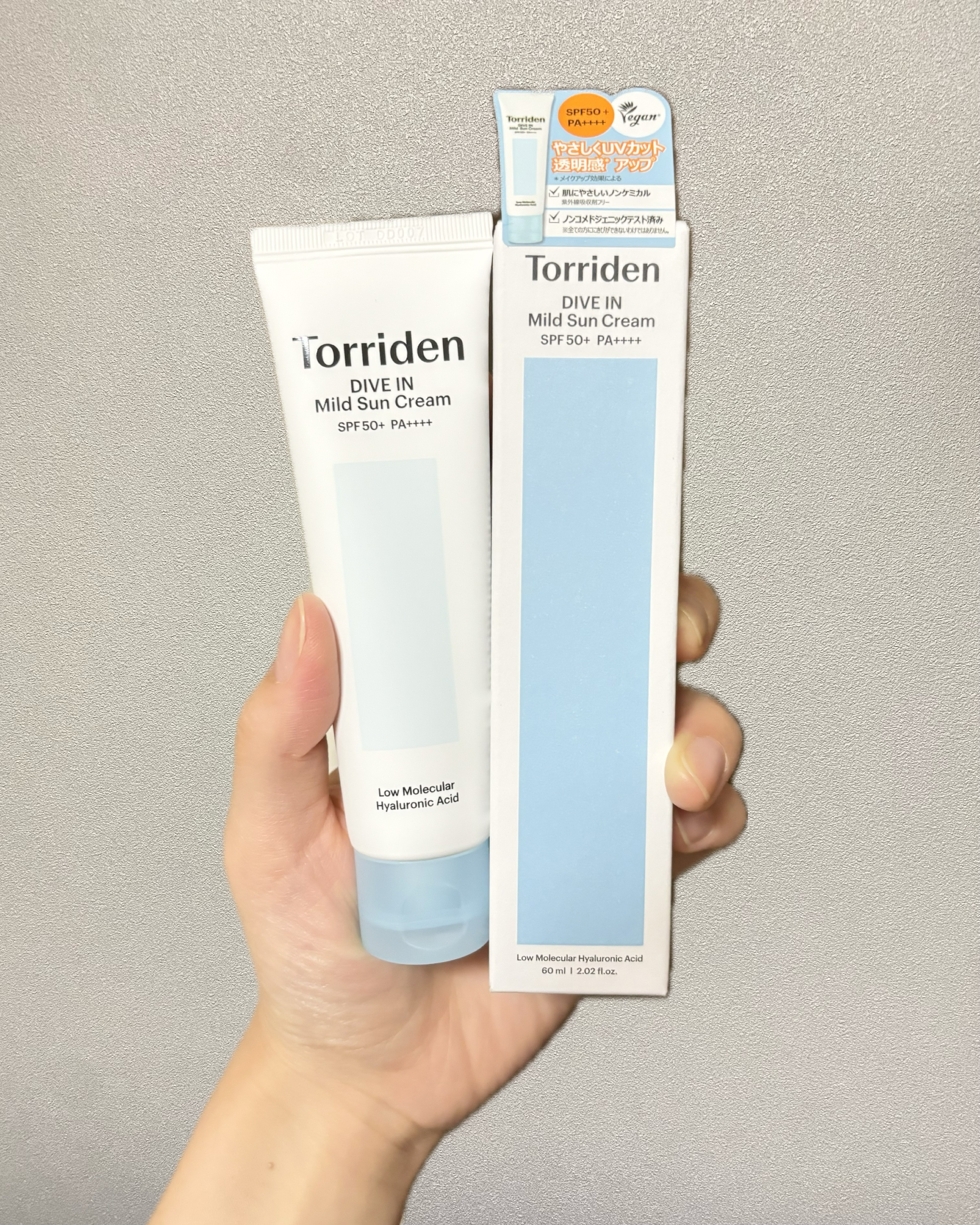ダイブイン マイルドサンクリーム/Torriden/日焼け止めクリームを使ったクチコミ（3枚目）