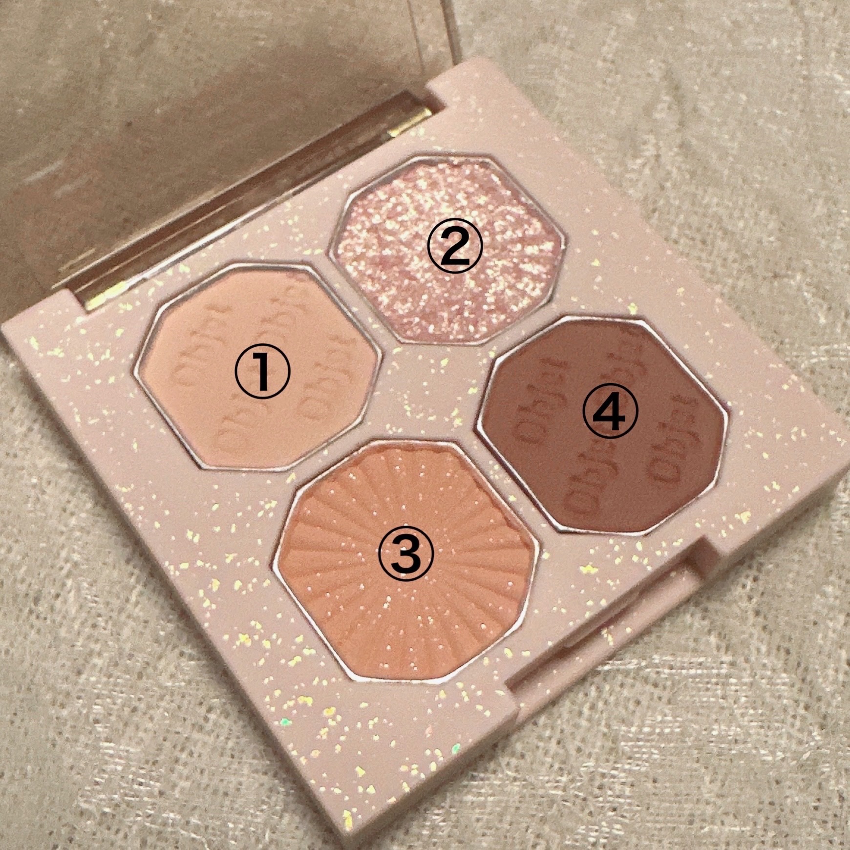 プレイカラーアイズ ミニオブジェ/ETUDE/アイシャドウパレットを使ったクチコミ（2枚目）