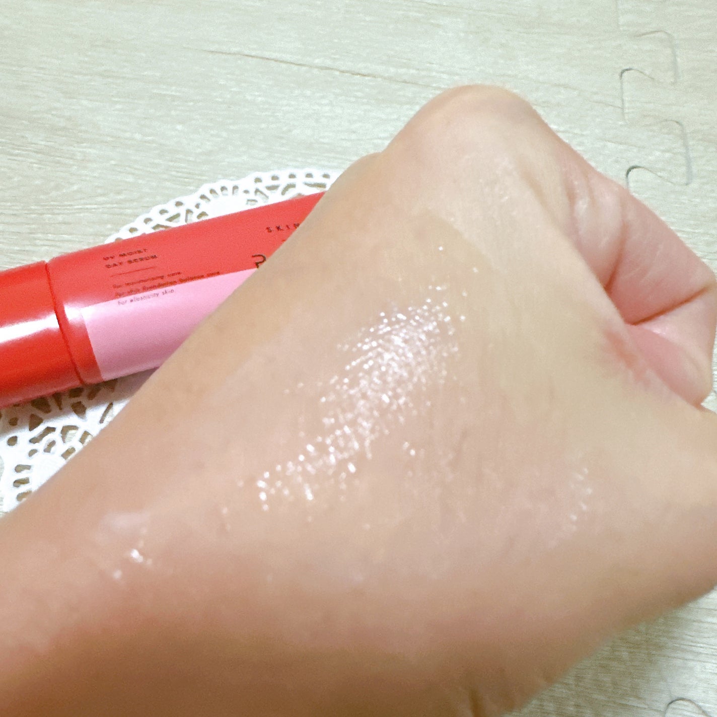 UVモイストデイセラム/SKIN POT/日焼け止めローションを使ったクチコミ(6枚目)