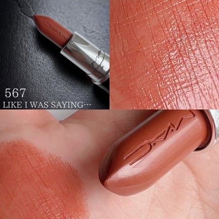 ラスターガラス リップスティック/M・A・C/口紅を使ったクチコミ(4枚目)