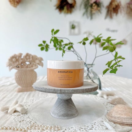 グロービタグットナイトクリーム/AROMATICA/フェイスクリームを使ったクチコミ(1枚目)