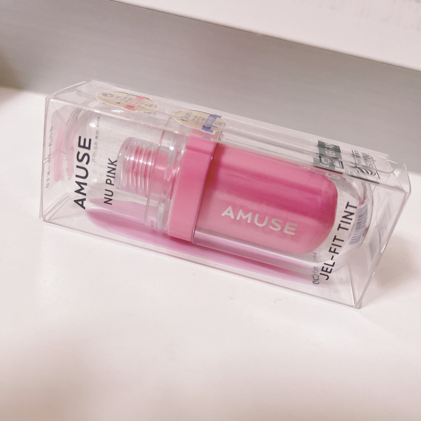 ジェルフィットティント/AMUSE/リップティントを使ったクチコミ(1枚目)