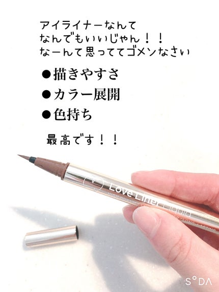リキッドアイライナーR4/ラブ・ライナー/リキッドアイライナーを使ったクチコミ(2枚目)