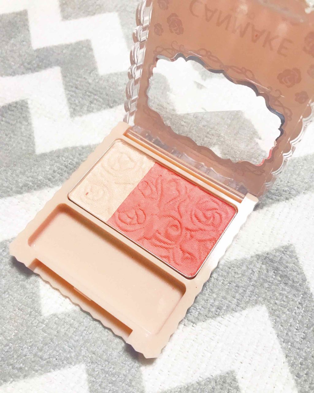 マット&クリスタルチークス/キャンメイク/パウダーチークを使ったクチコミ(3枚目)