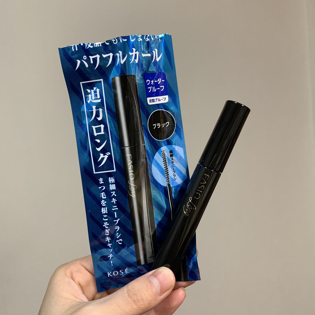 パワフルカール マスカラ EX （ロング） BK001 ブラック/FASIO/マスカラを使ったクチコミ（1枚目）