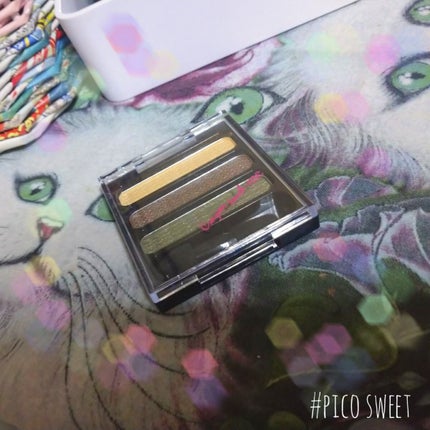 3色アイシャドウ シャパンオリーブ/crayontouch-me/アイシャドウパレットの画像