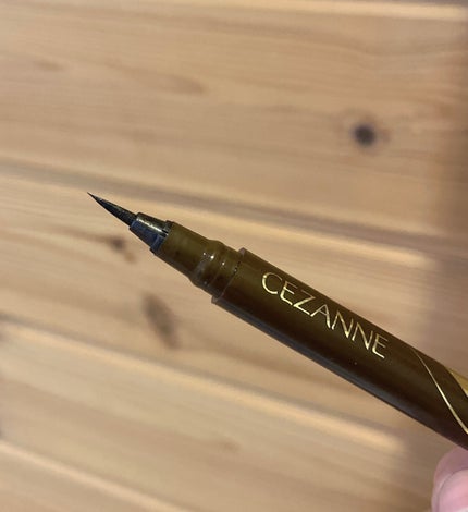 極細アイライナーEX 20ブラウン/CEZANNE/リキッドアイライナーを使ったクチコミ(3枚目)