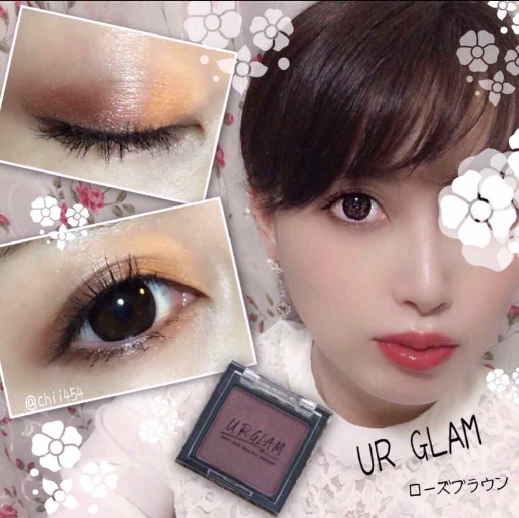 UR GLAM　POWDER EYESHADOW/U R GLAM/単色アイシャドウを使ったクチコミ（1枚目）