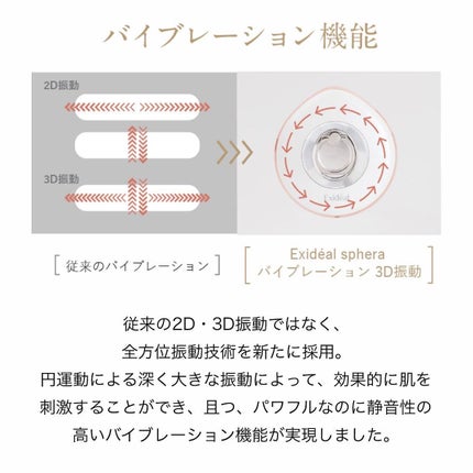 エクスイディアル スフェラ/エクスイディアル/美顔器・マッサージを使ったクチコミ(7枚目)