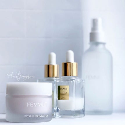 ローズウォーター スリーピングマスク/FEMMUE/フェイスクリームを使ったクチコミ(1枚目)