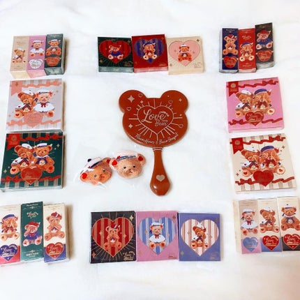 Love Bear 9色 アイシャドウパレット/FlowerKnows/アイシャドウパレットを使ったクチコミ(2枚目)