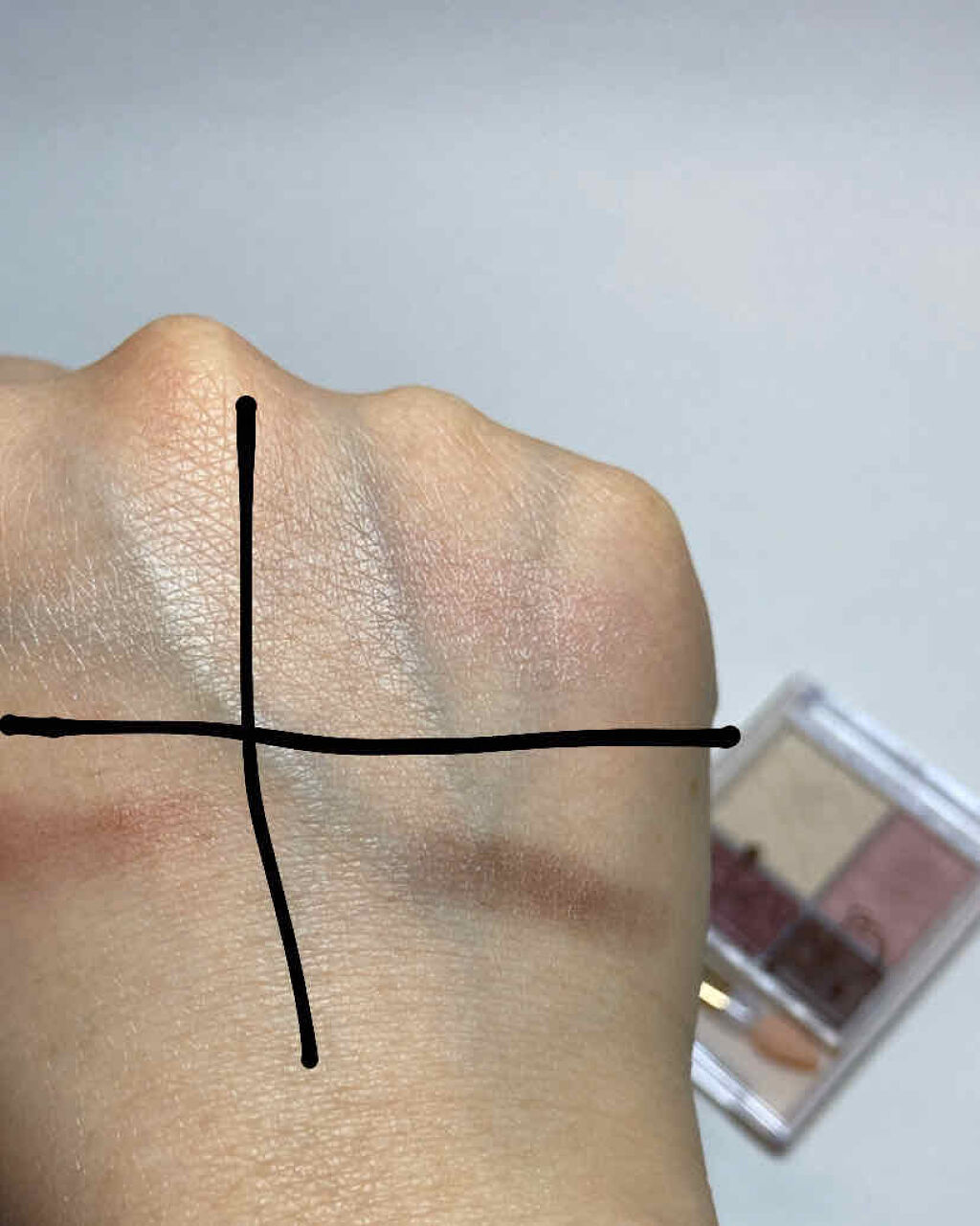 エアリータッチシャドウ/CEZANNE/アイシャドウパレットを使ったクチコミ（3枚目）