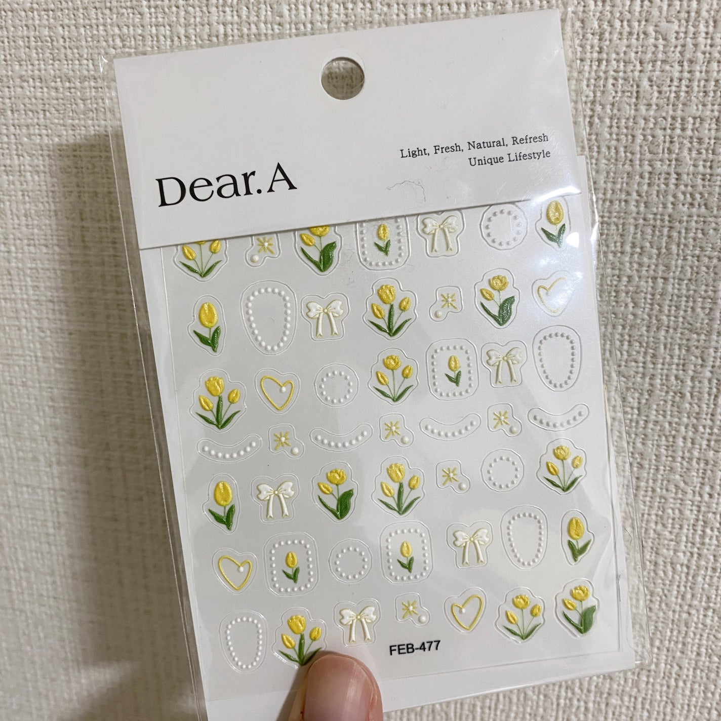 ネイルステッカー/Dear.A/ネイルシールを使ったクチコミ(2枚目)