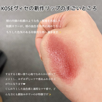 ネンマクフェイク ルージュ/Visée/口紅を使ったクチコミ(3枚目)