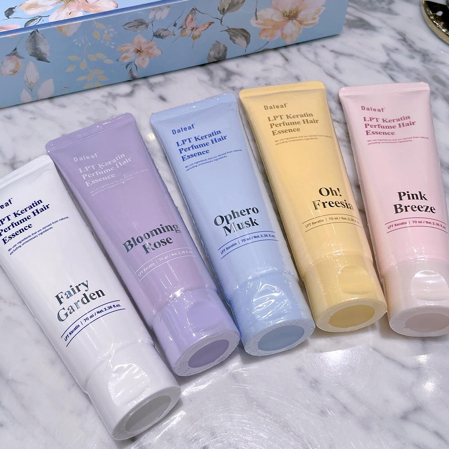 LPT Keratin パフュームヘアエッセンス Blooming Rose/Daleaf/ヘアミルクを使ったクチコミ（1枚目）