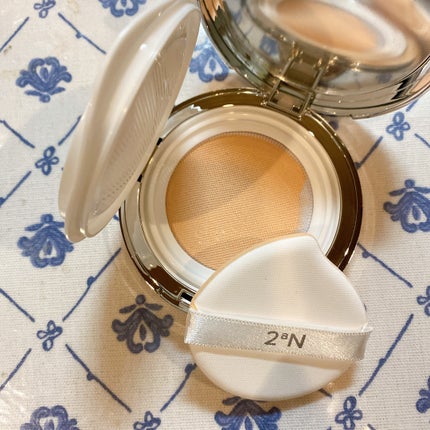 グリーミングテンションパクト 21 ライトベージュ 本体/2aN/クリーム・エマルジョンファンデーションを使ったクチコミ(2枚目)