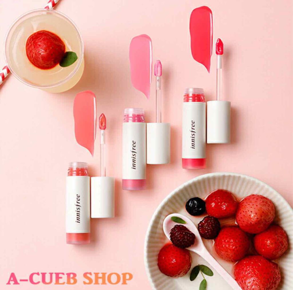 ビビッドクリーミーティント/innisfree/口紅を使ったクチコミ(2枚目)