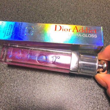 ❁Dior Addict
  ULTRA-GLOSS(092:ステラー)
✼••┈┈••✼••┈┈••✼••┈┈••✼••┈┈••✼
これも静岡で買いました❤
これは、ピンクに青のラメが可愛いです！
ピ