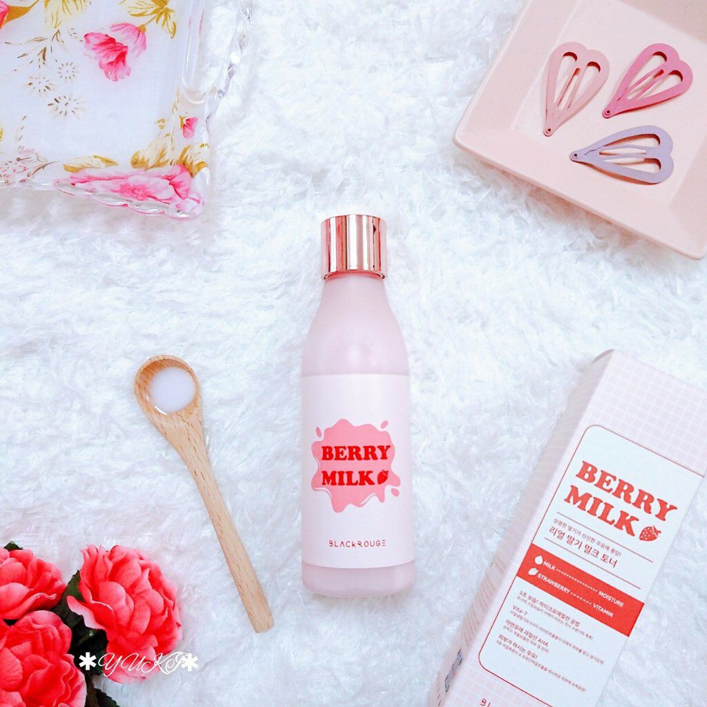 ベリーミルクトナー/BLACK ROUGE/化粧水を使ったクチコミ（1枚目）