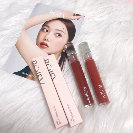 LIP PLUMPER GLAZE TINT/ROJEV/口紅を使ったクチコミ(5枚目)