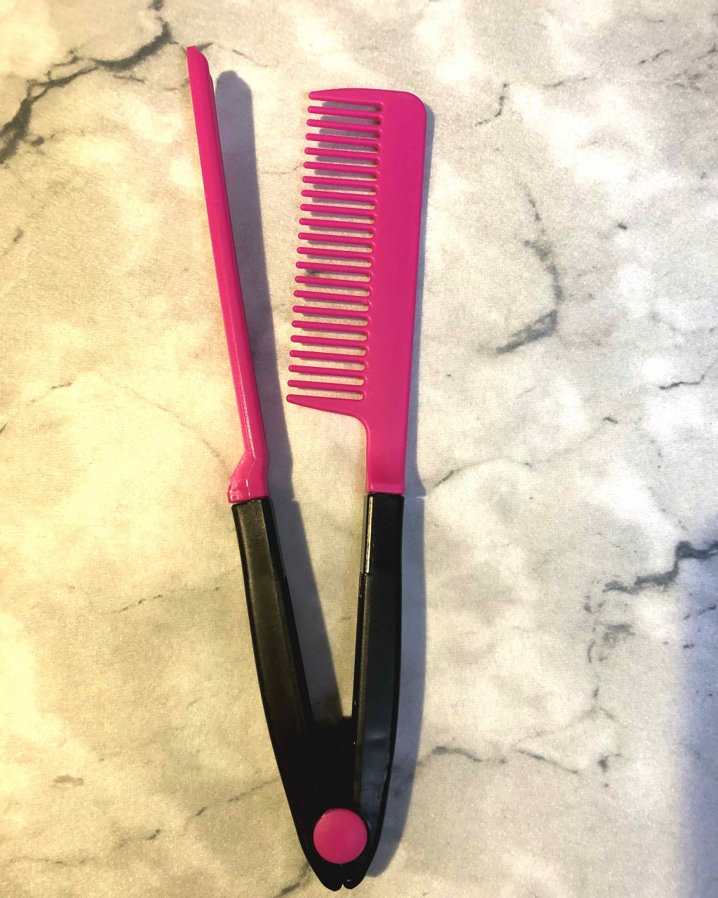 はさんでサラ髪ストレート！ ブロー＆スタイリングコーム/セイワ・プロ/ヘアコームを使ったクチコミ（1枚目）