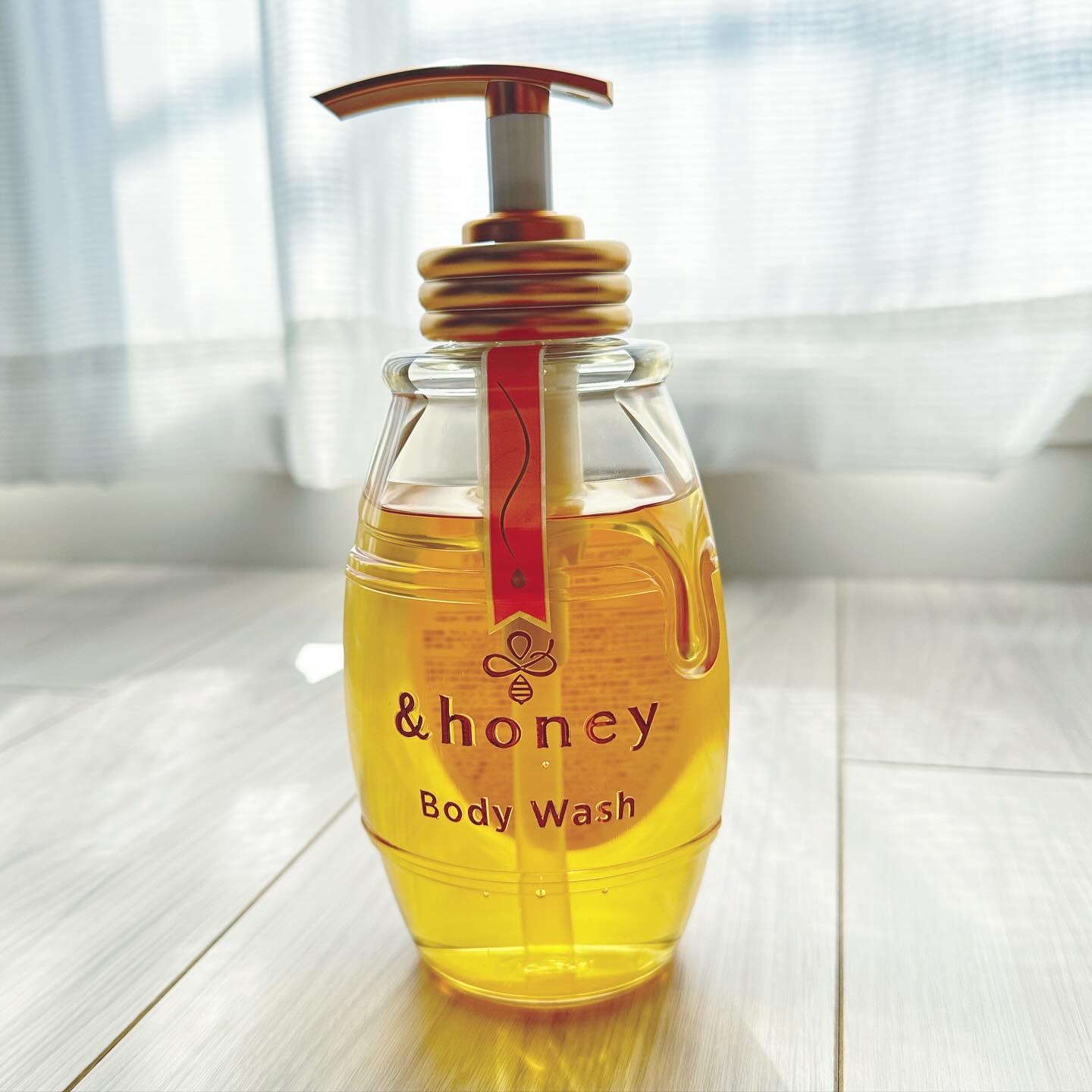 ディープモイスト ジェルボディウォッシュ 本体500ml/&honey/ボディソープを使ったクチコミ（1枚目）