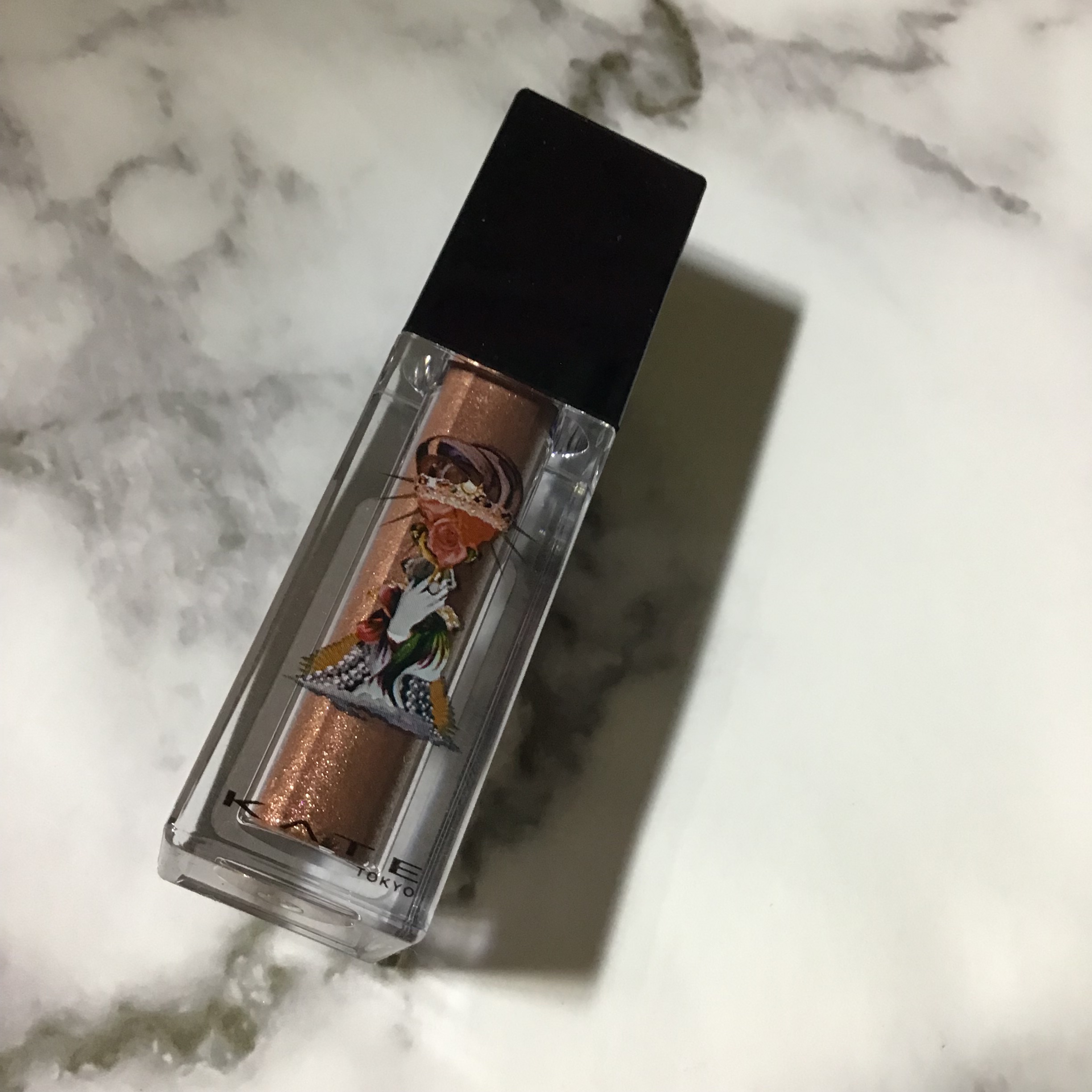 メタリックジュエリーリキッド EX-3 コッパーブラウン系/KATE/リキッドアイシャドウを使ったクチコミ（1枚目）