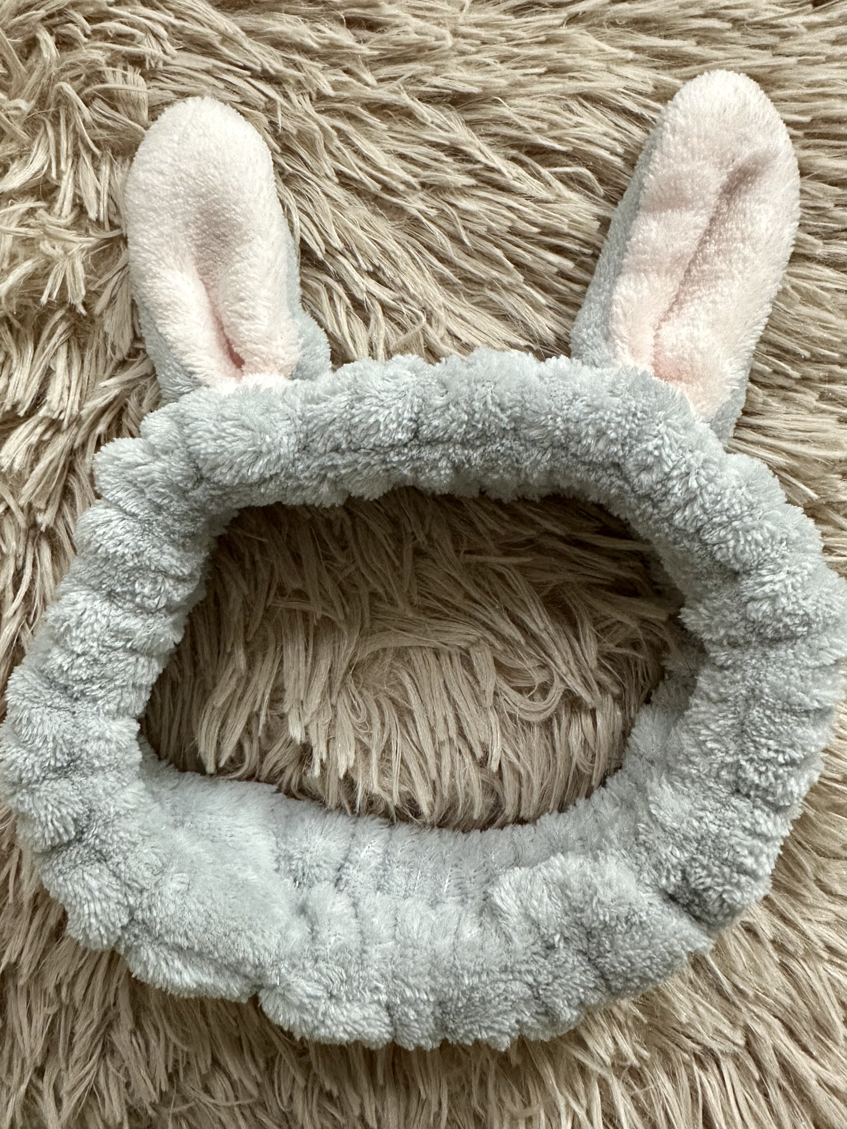 うさ耳ふわふわヘアバンド/DAISO/その他を使ったクチコミ（3枚目）