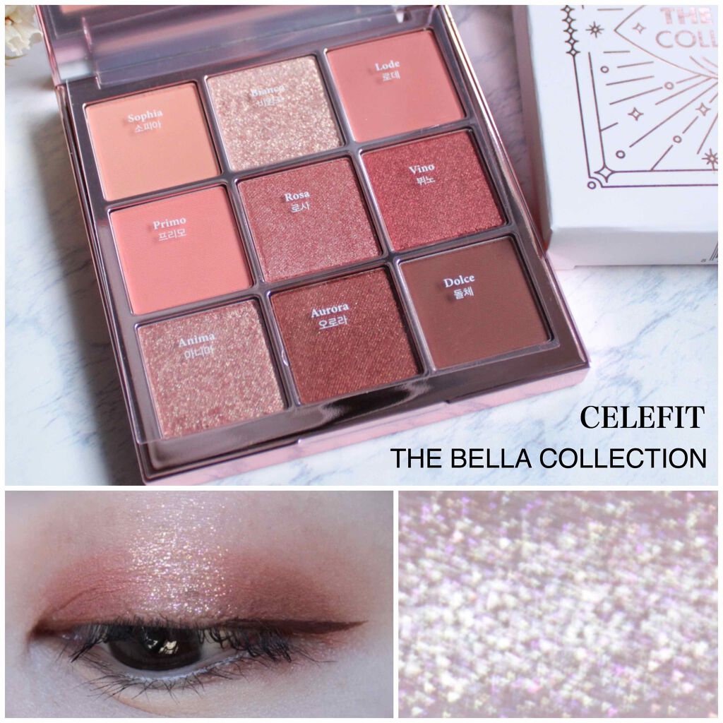 The Bella collection eyeshadow palette/CELEFIT/アイシャドウパレットを使ったクチコミ（1枚目）