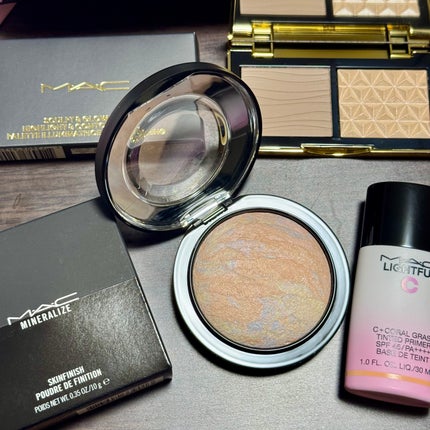 スカルプト&グロウ デュオ ハイライト&コントアーパレット/M・A・C/プレストパウダーを使ったクチコミ(2枚目)