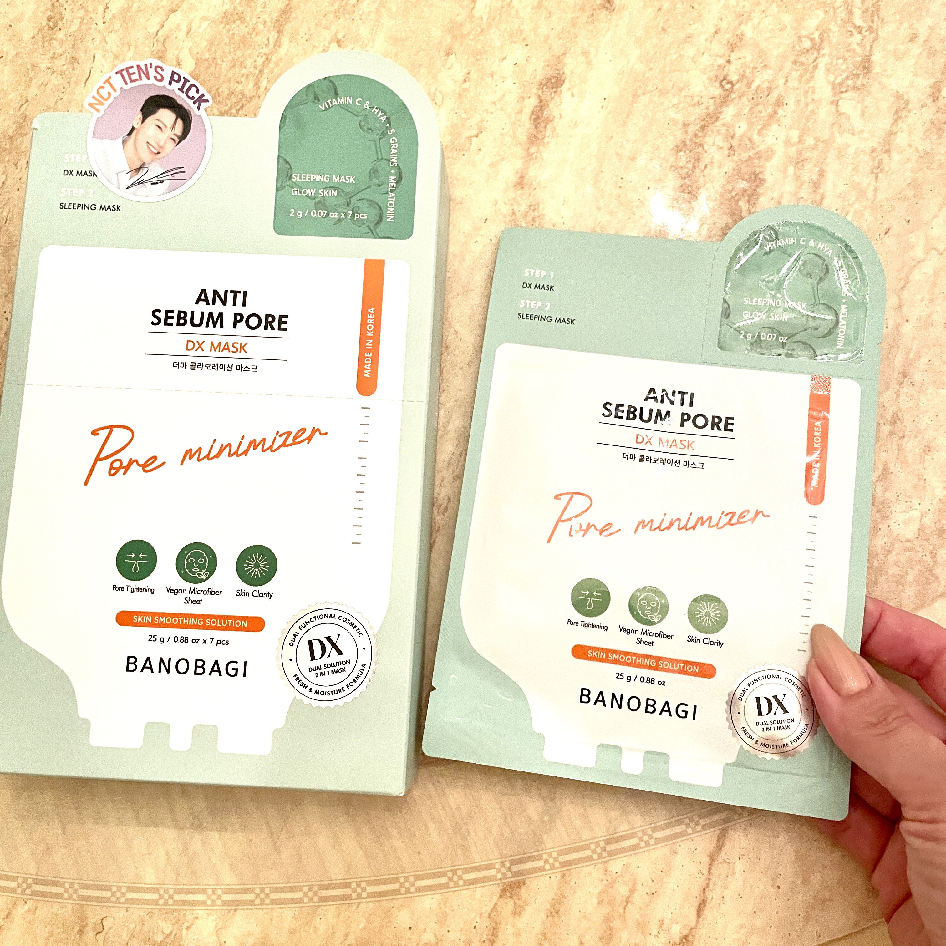 DXマスク アンチ セボム フォア/BANOBAGI/シートマスク・パックを使ったクチコミ（1枚目）