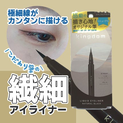 キングダム リキッドアイライナーR1/キングダム/リキッドアイライナーを使ったクチコミ(1枚目)