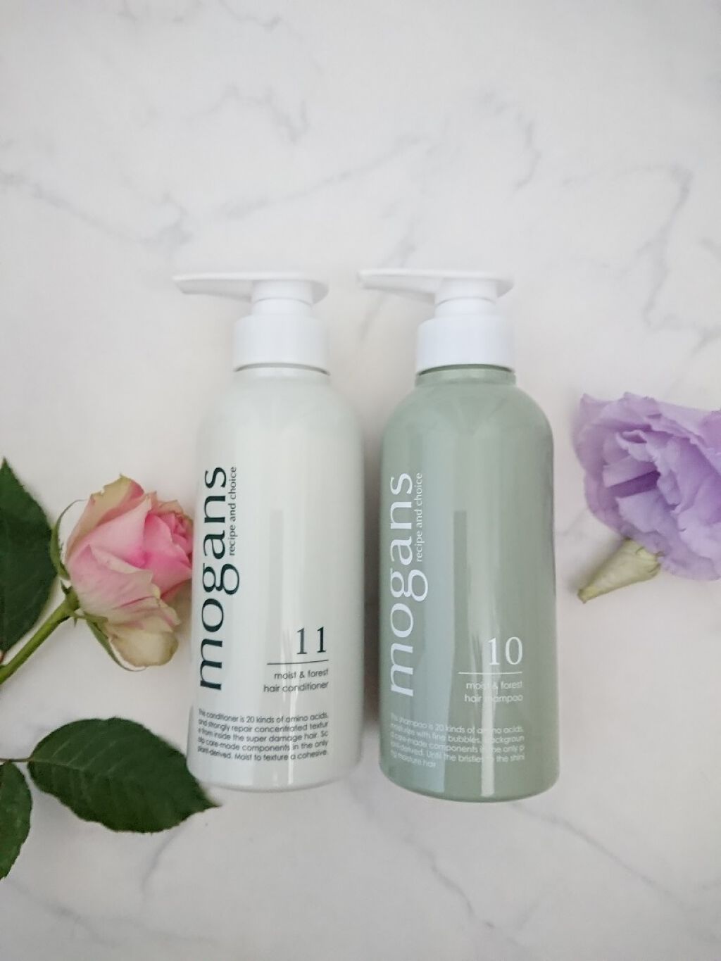 ノンシリコン アミノ酸シャンプー／コンディショナー (モイスト＆フォレスト) シャンプー/MOGANS/市販シャンプーを使ったクチコミ（1枚目）