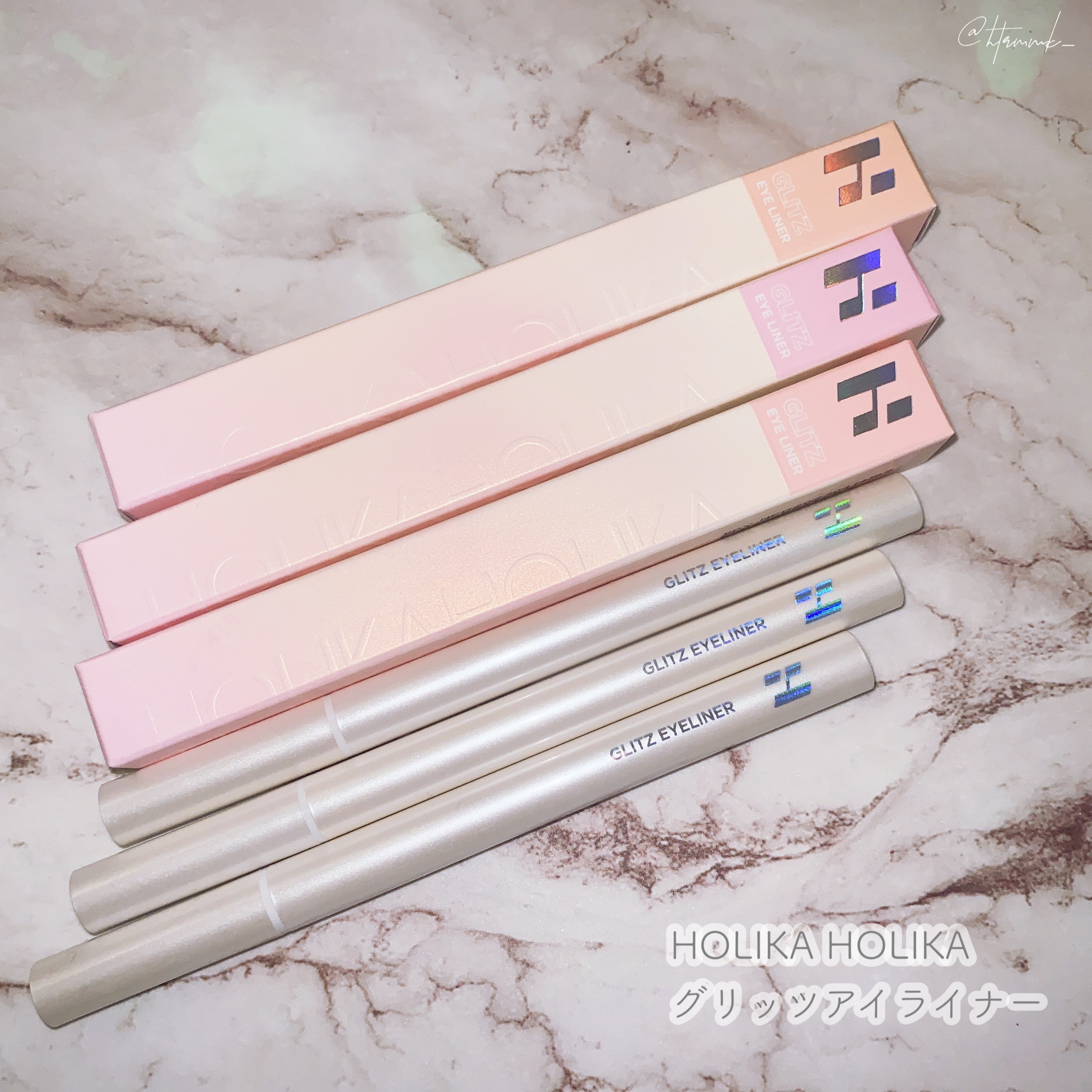グリッツアイライナー 02 FARIY TEARS/HOLIKA HOLIKA/リキッドアイライナーを使ったクチコミ（1枚目）