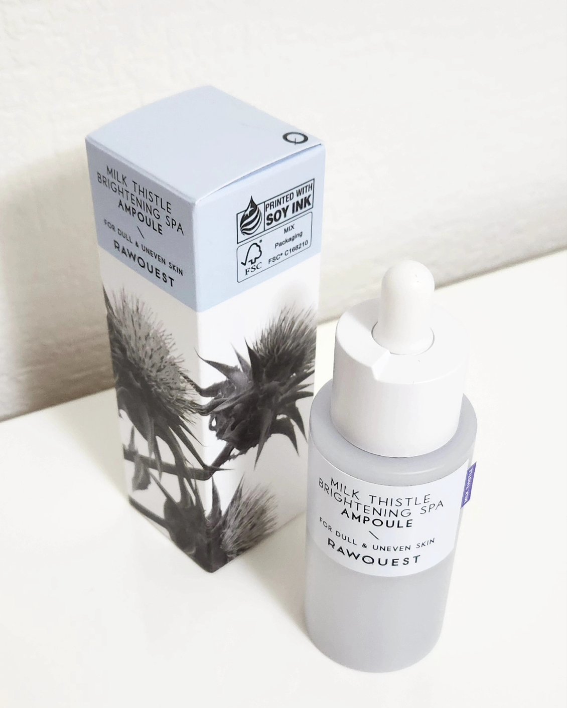 ミルクシスルブライトニングスパ アンプル/RAWQUEST/美容液を使ったクチコミ（2枚目）