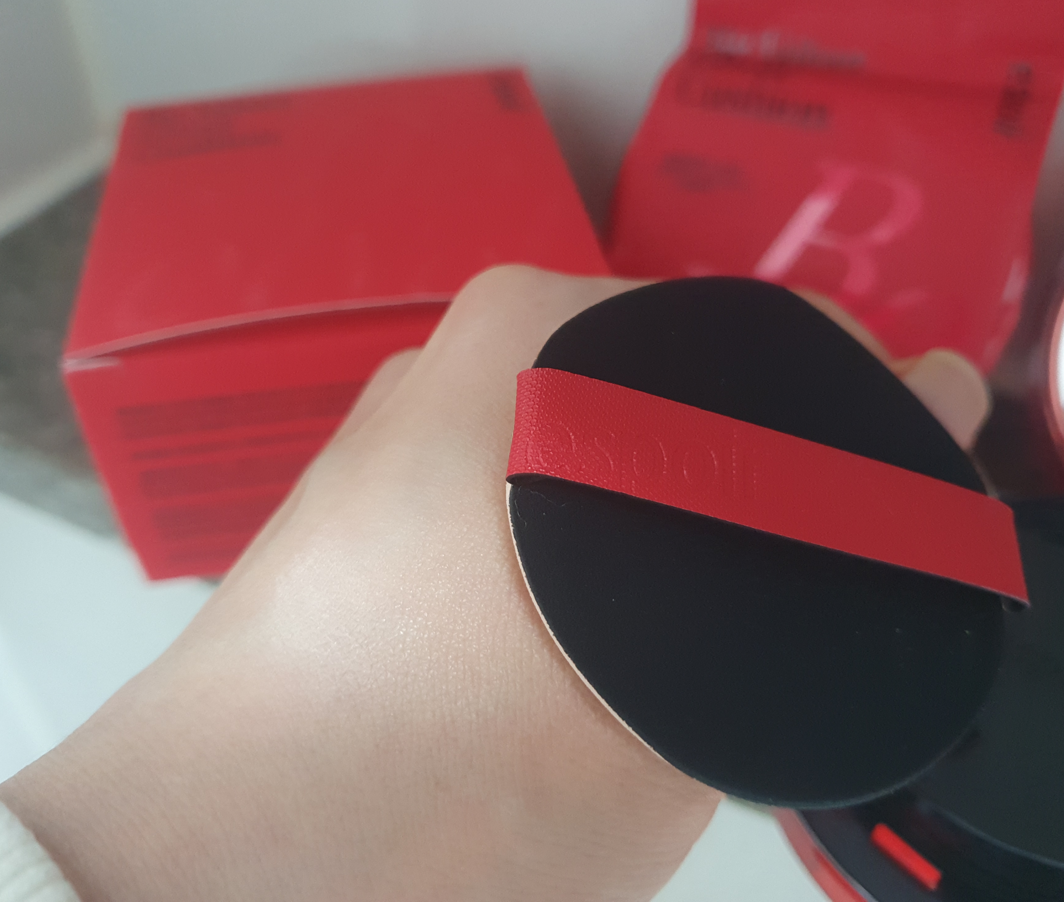 ビーベルベットカバークッション/espoir/クッションファンデーションを使ったクチコミ（2枚目）