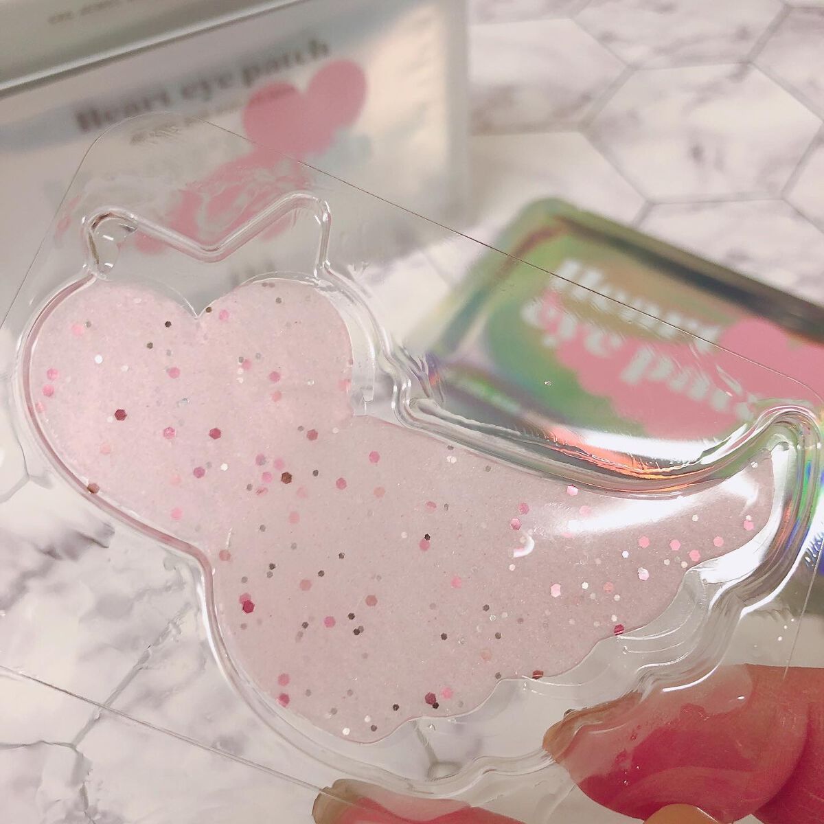 ジュエルビームハートアイパッチ/EKE/アイケア・アイクリームを使ったクチコミ(6枚目)