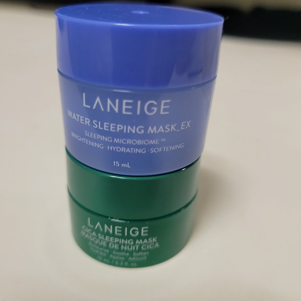 ウォータースリーピングマスク/LANEIGE/フェイスクリームを使ったクチコミ（1枚目）