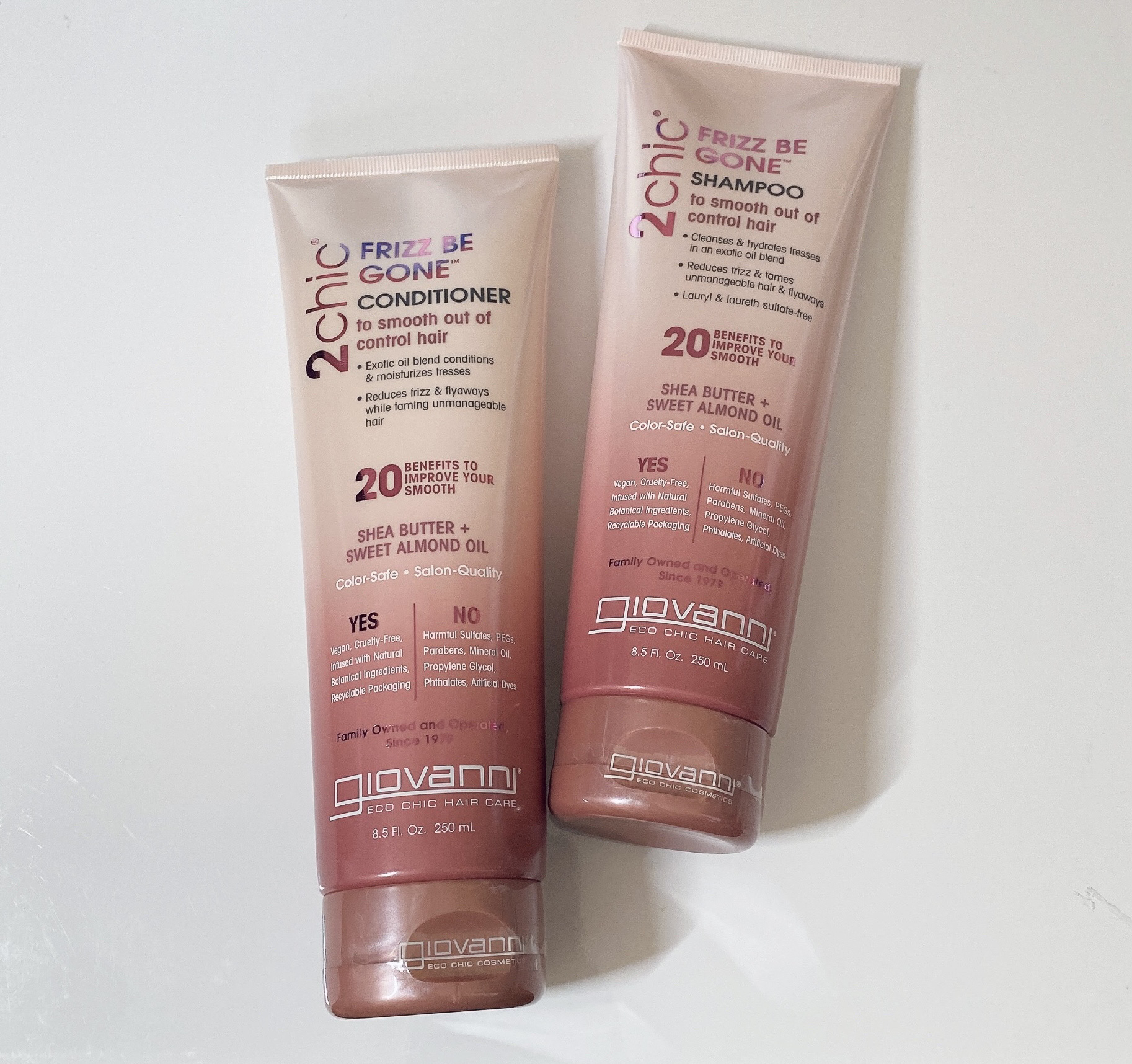 2chic フリッズビーゴーンシャンプー/コンディショナー/giovanni/市販シャンプーを使ったクチコミ（1枚目）