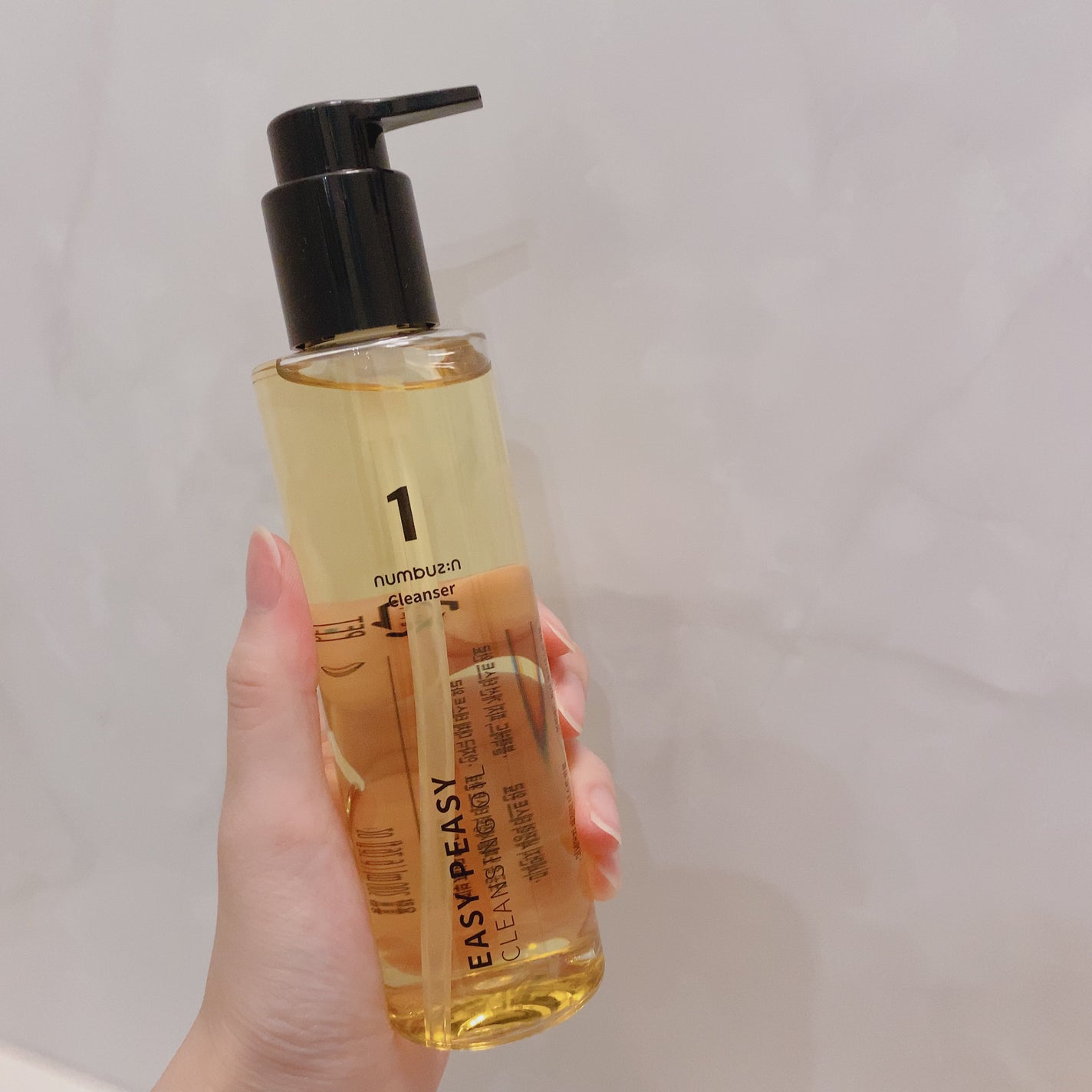 1番 さっぱりすっきりクレンジングオイル/numbuzin/オイルクレンジングを使ったクチコミ(1枚目)
