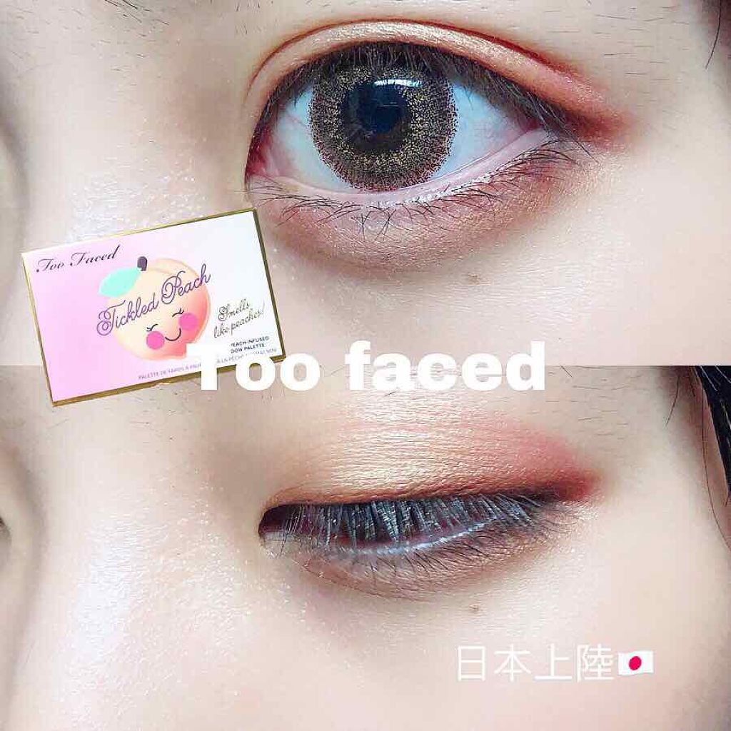 ティックルドピーチ ミニ アイシャドウ パレット/Too Faced/アイシャドウパレットを使ったクチコミ（1枚目）
