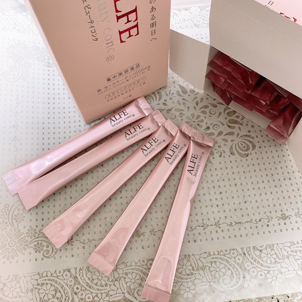 アルフェ ビューティコンク(パウダー)/アルフェ/美容サプリメントを使ったクチコミ(2枚目)