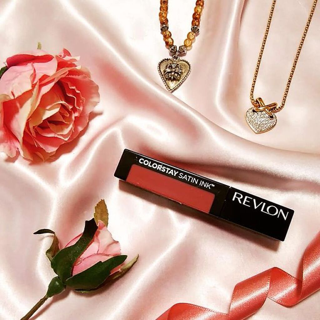 カラーステイ サテン インク/REVLON/口紅を使ったクチコミ(1枚目)