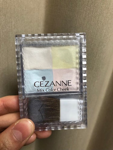 ミックスカラーチーク/CEZANNE/パウダーチークを使ったクチコミ（1枚目）